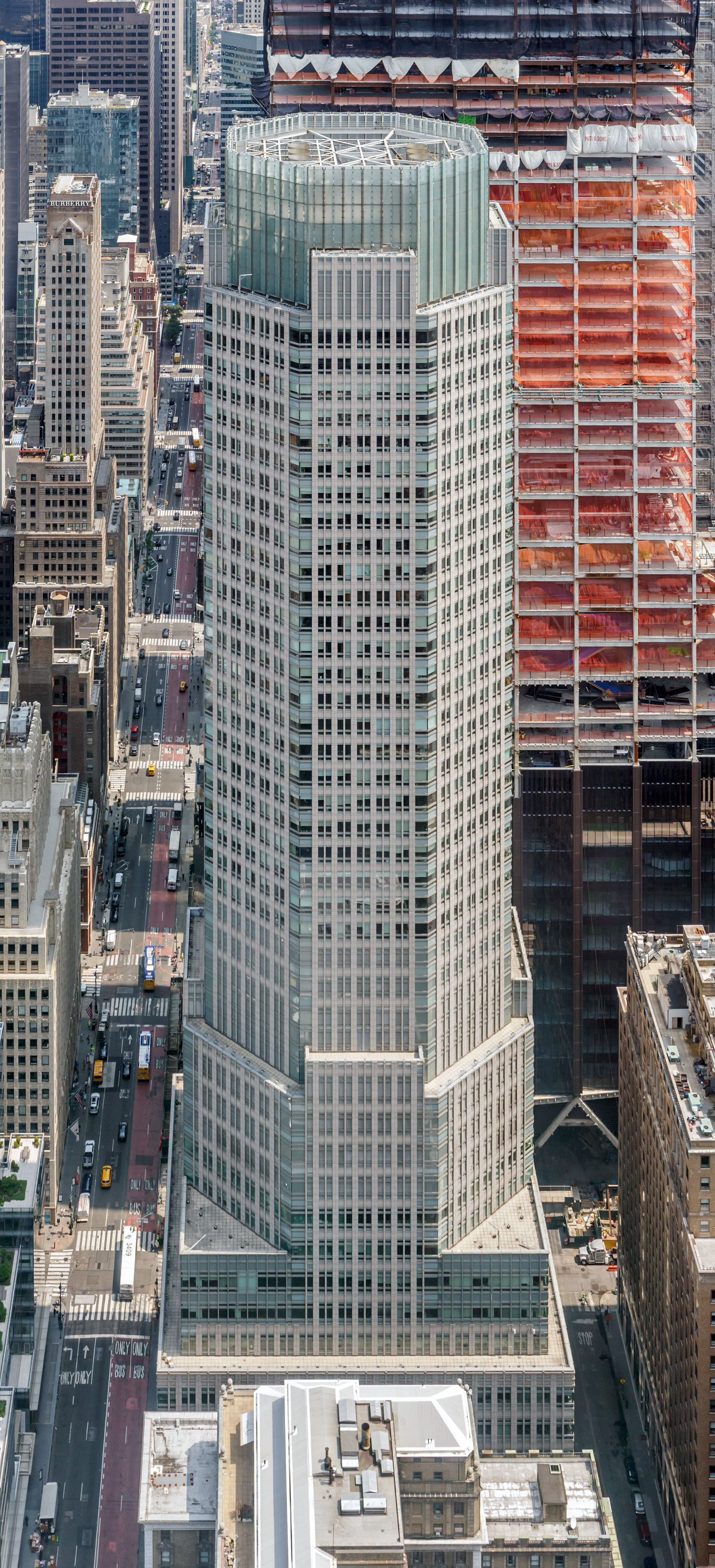 Bear Stearns Building, New York City - View from One Vanderbilt. © Mathias Beinling